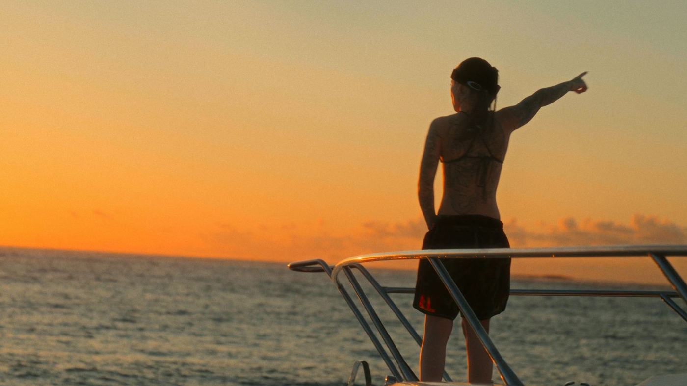 Atardecer en el rodaje de Jetski
